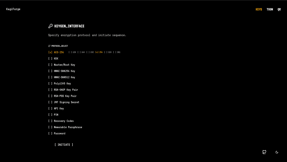 KagiForge – Crypto Toolkit